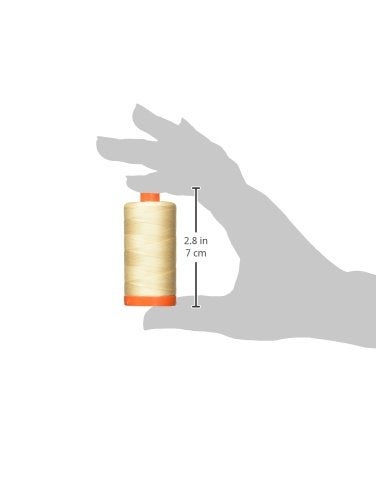 أوريفيل Aurifil A1050-2315 خيط قطن ماكو صلب 50WT 1422Yds شاحب اللحم - Image 2